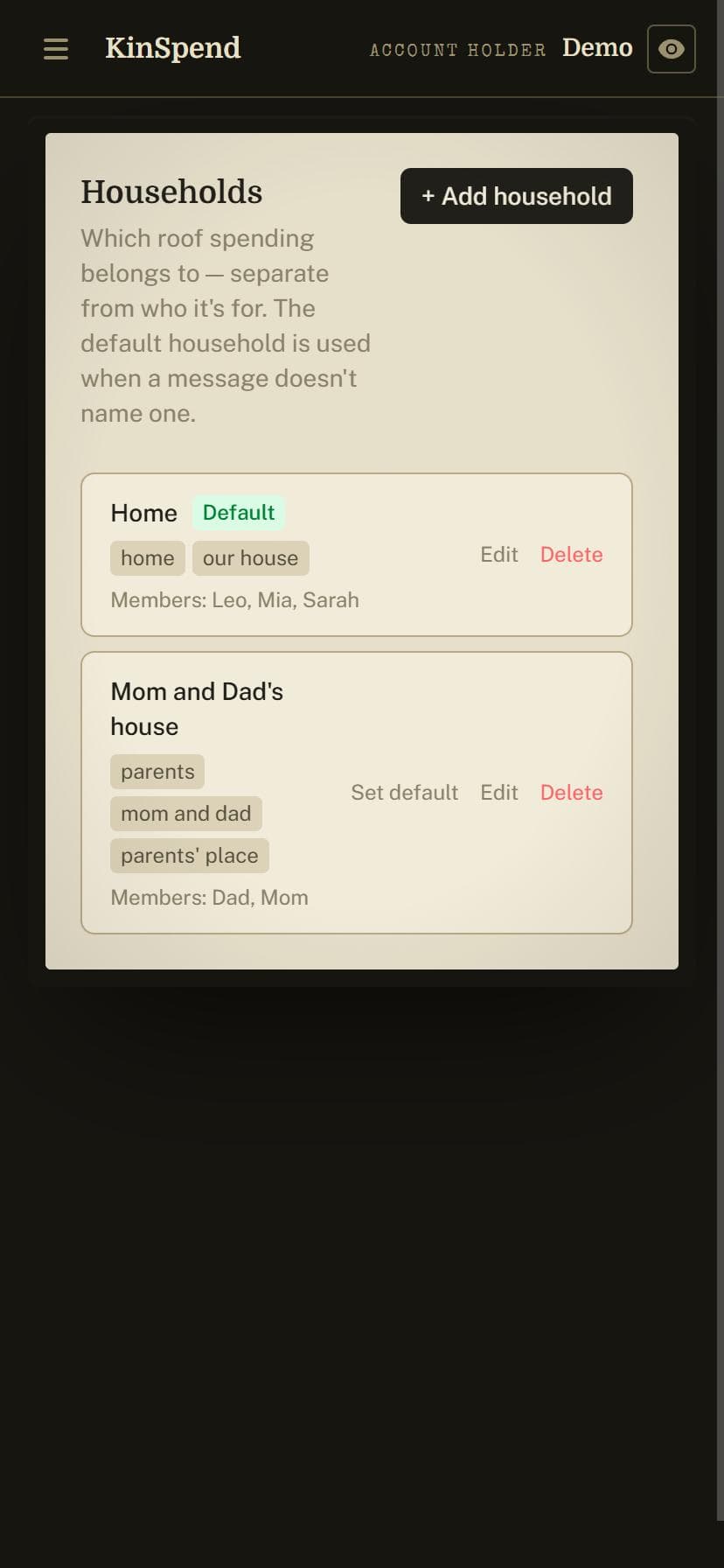Every home you pay for